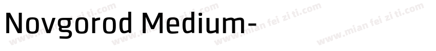 Novgorod Medium字体转换